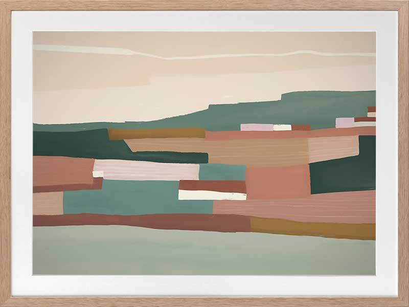 Mount Lofty Framed Art Print