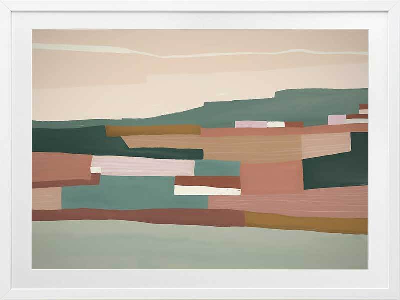 Mount Lofty Framed Art Print