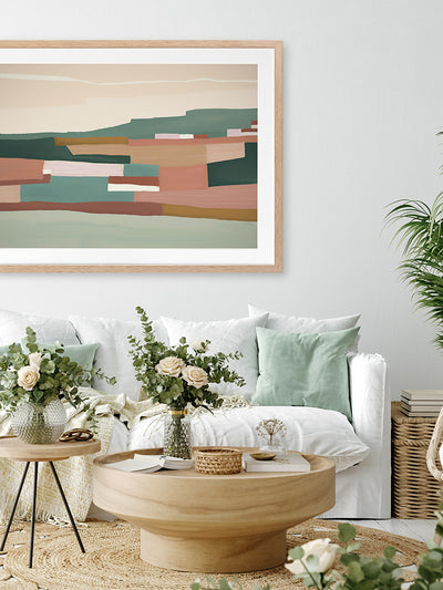 Mount Lofty Framed Art Print | Lifestyle