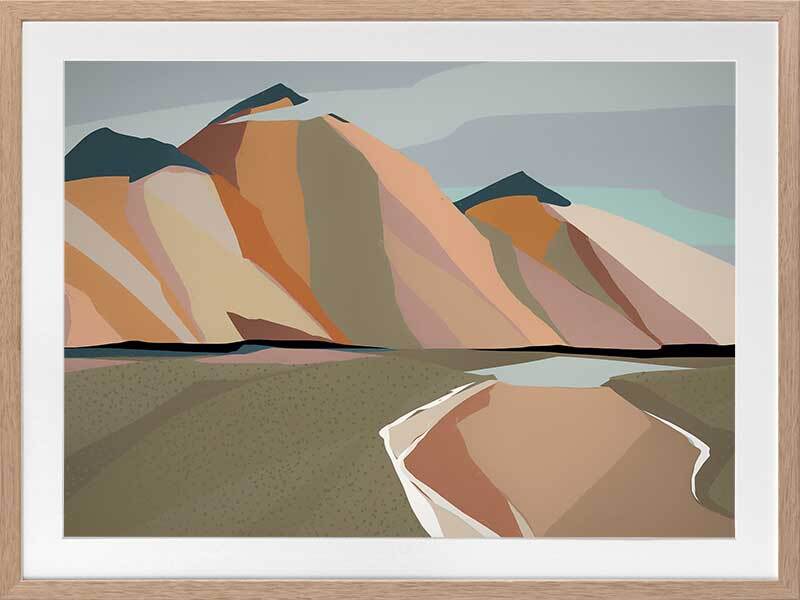 Australian Alps Framed Art Print