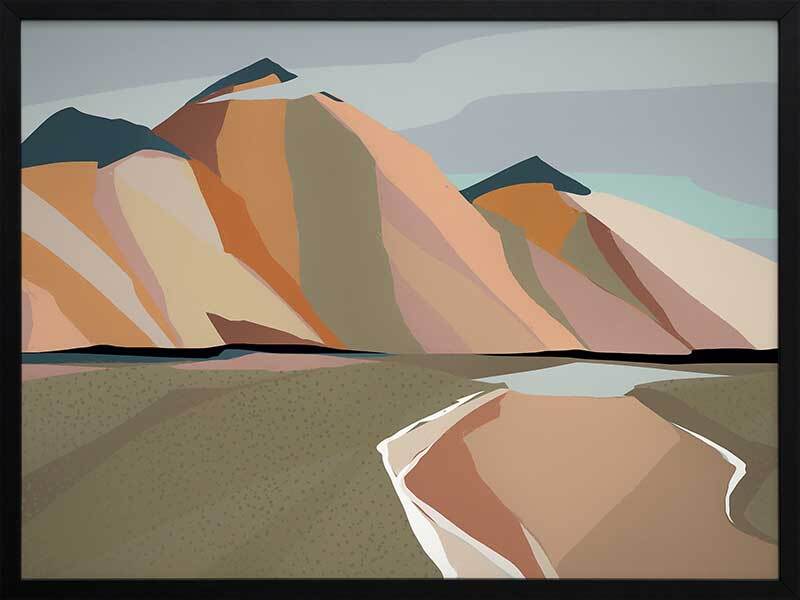 Australian Alps Framed Art Print