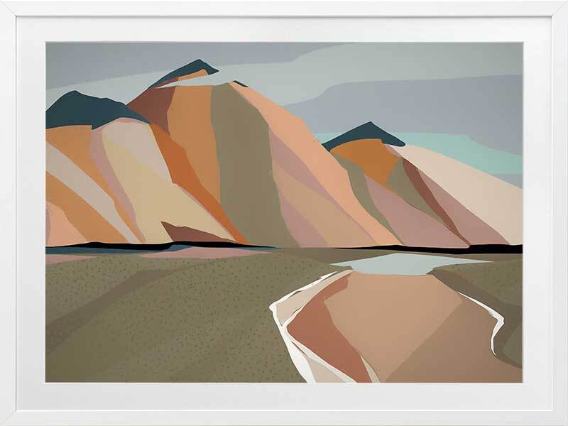 Australian Alps Framed Art Print