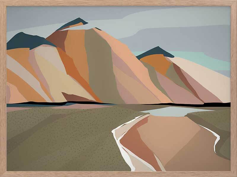 Australian Alps Framed Art Print