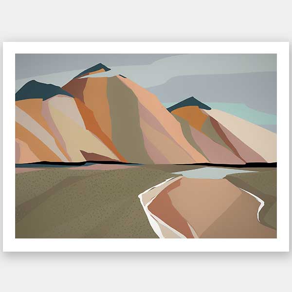 Australian Alps Unframed Art Print