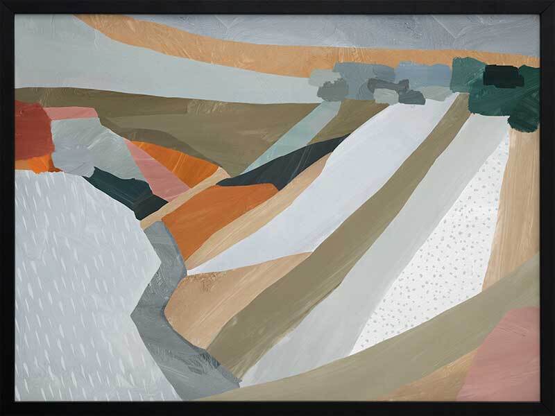 Glass House Mountains Framed Art Print