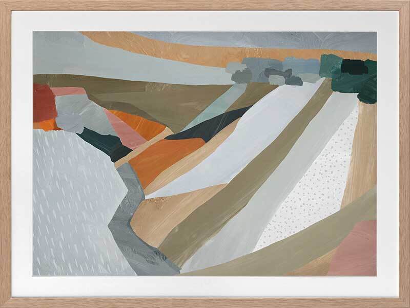 Glass House Mountains Framed Art Print