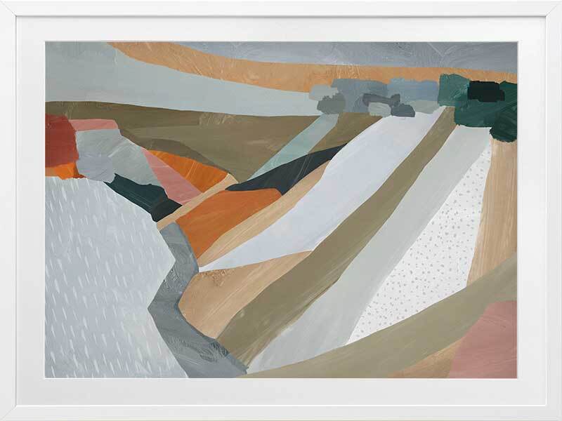 Glass House Mountains Framed Art Print