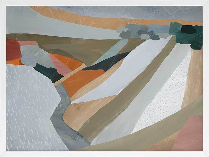 Glass House Mountains Framed Art Print