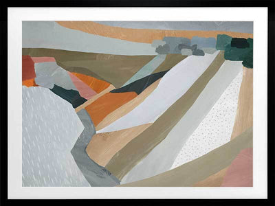 Glass House Mountains Framed Art Print