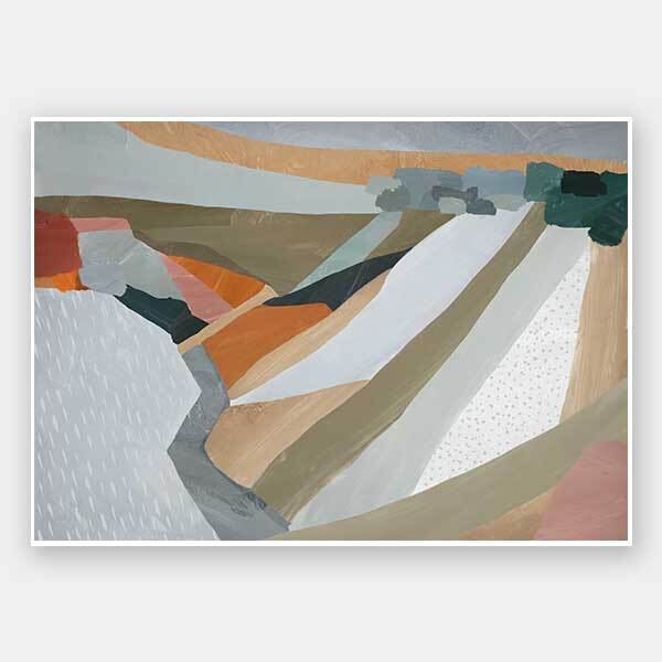 Glass House Mountains Unframed Art Print