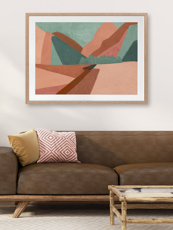 Sugarloaf Framed Art Print | Lifestyle