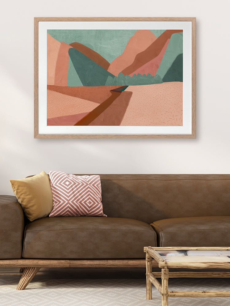 Sugarloaf Framed Art Print | Lifestyle