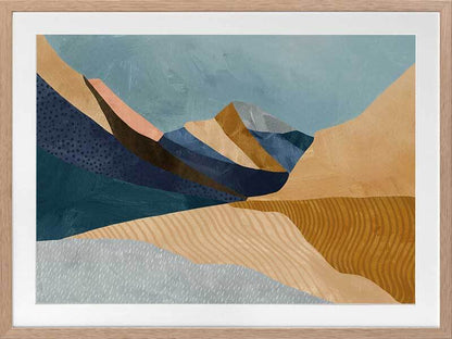 Blue Mountains Framed Art Print