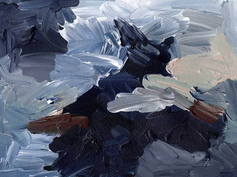 Thunderstorm I Canvas Art Print