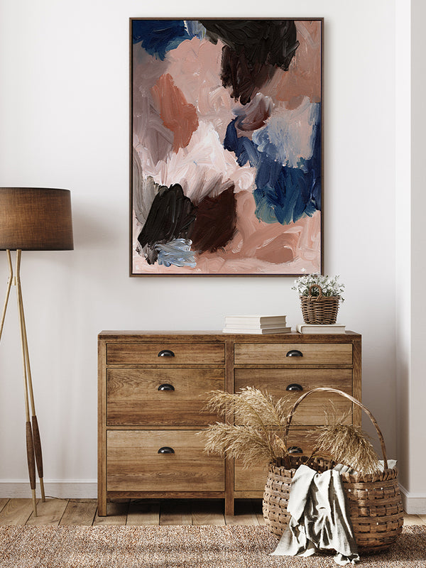 Modelling Clay III Canvas Art Print | Lifestyle