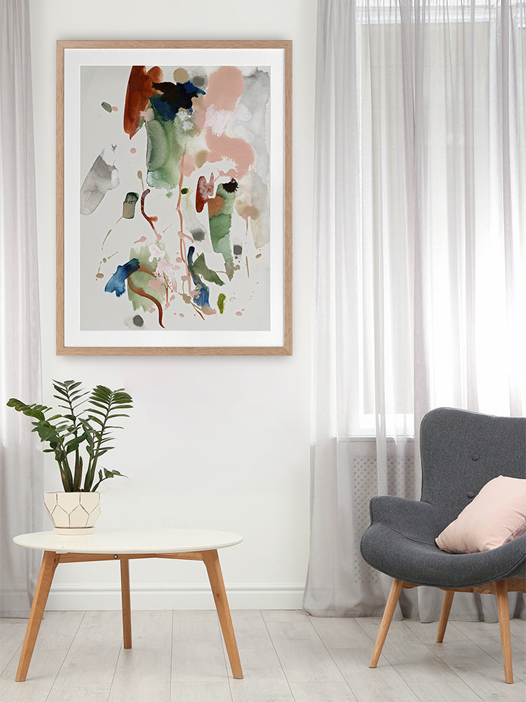 Scatterbrain Framed Art Print | Lifestyle