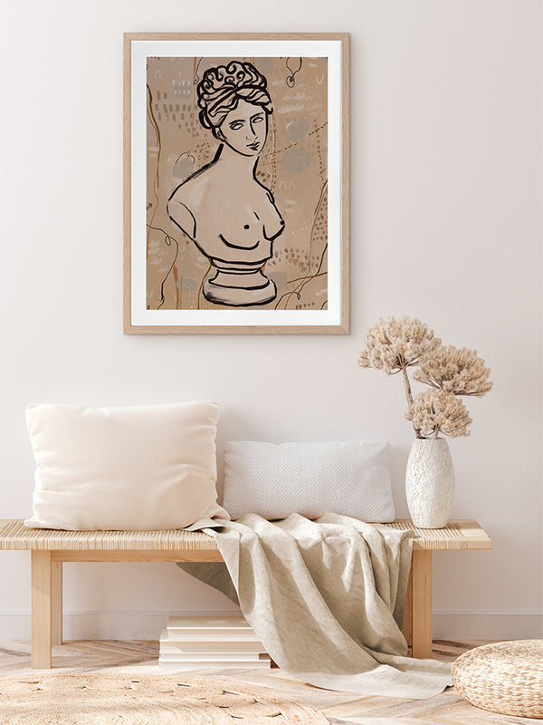 Venus Framed Art Print | Lifestyle