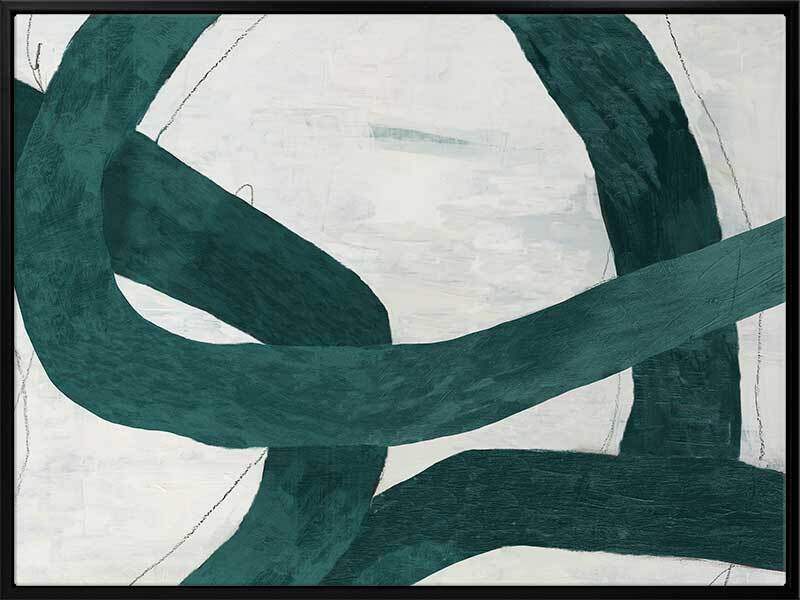 Jade Coil I Canvas Art Print