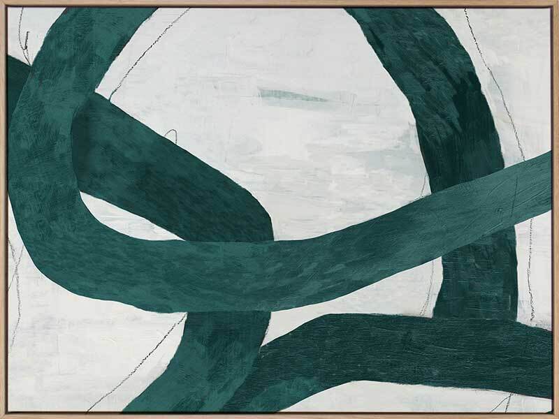 Jade Coil I Canvas Art Print