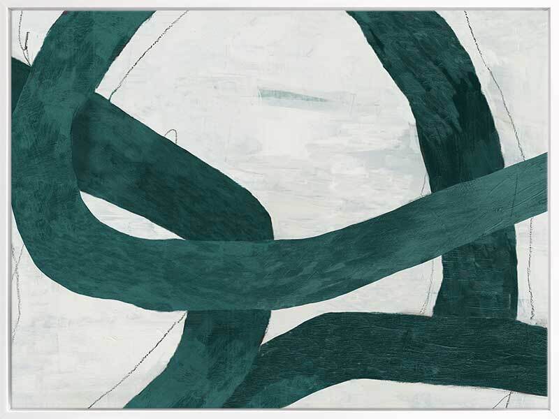 Jade Coil I Canvas Art Print