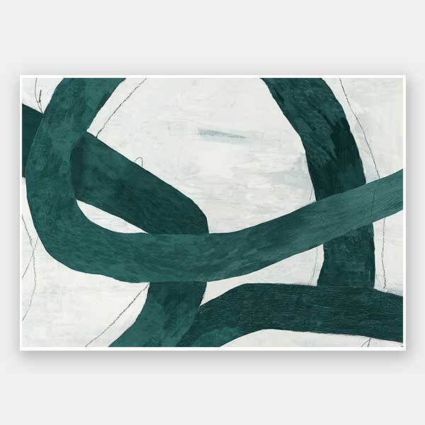 Jade Coil I Unframed Art Print