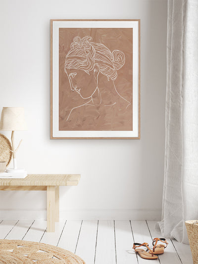 Athena Framed Art Print | Lifestyle