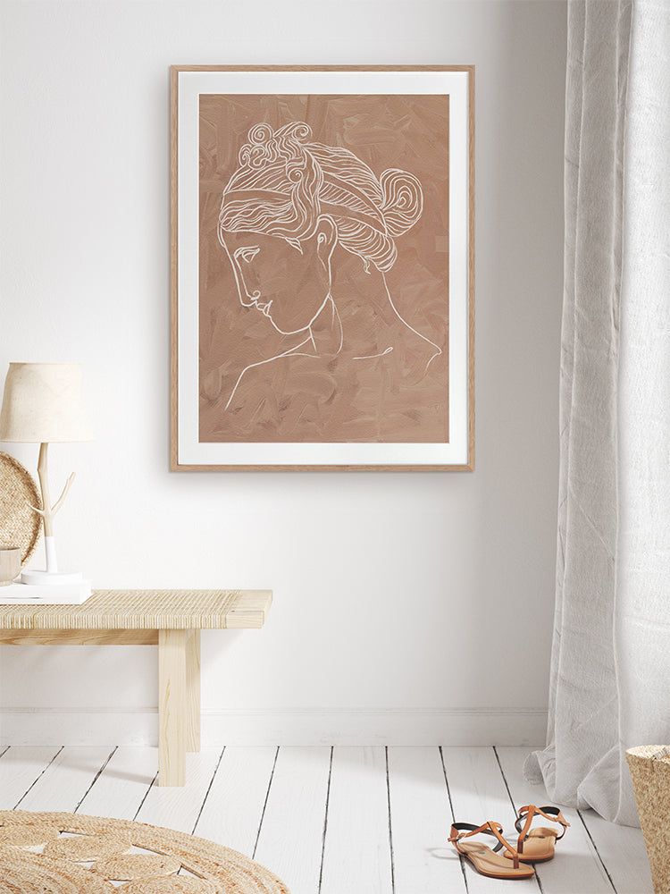 Athena Framed Art Print | Lifestyle
