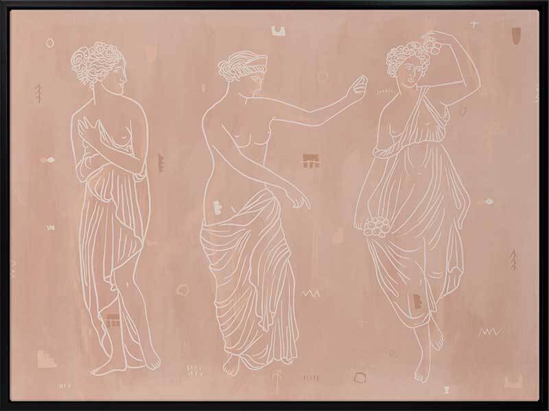 Sorority Sisters Light Canvas Art Print