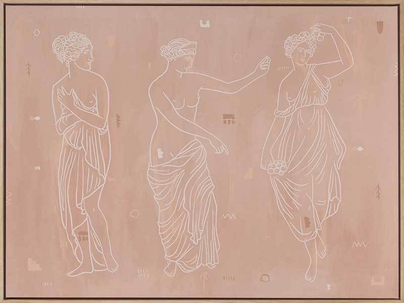 Sorority Sisters Light Canvas Art Print