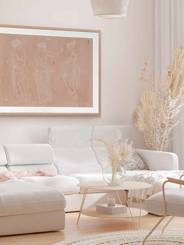 Sorority Sisters Light Framed Art Print | Lifestyle