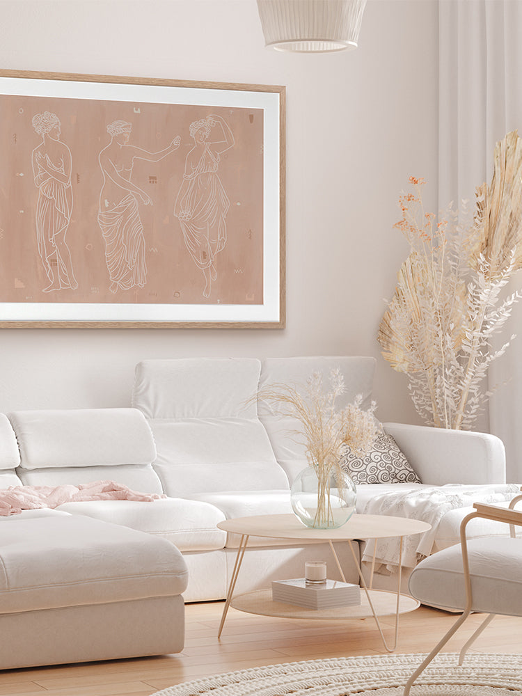 Sorority Sisters Light Framed Art Print | Lifestyle