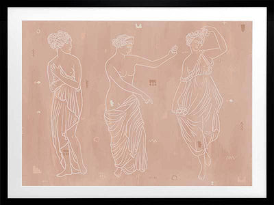 Sorority Sisters Light Framed Art Print