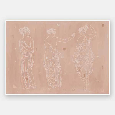 Sorority Sisters Light Unframed Art Print