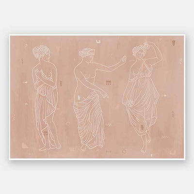 Sorority Sisters Light Unframed Art Print