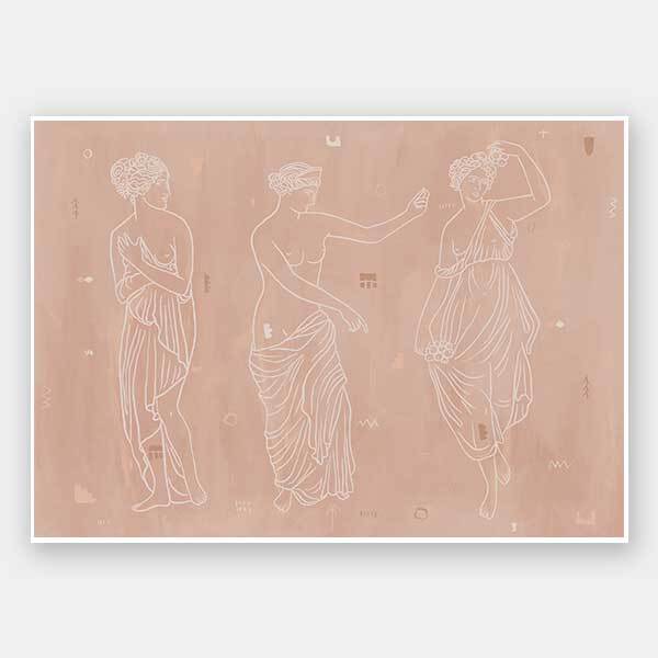 Sorority Sisters Light Unframed Art Print
