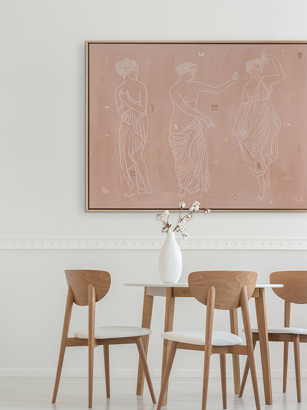 Sorority Sisters Light Canvas Art Print | Lifestyle