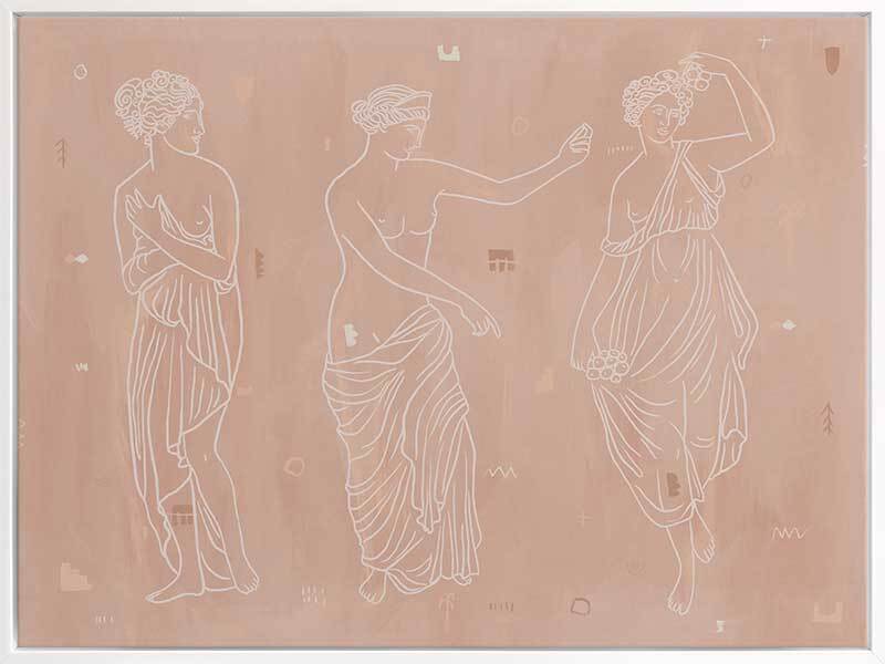 Sorority Sisters Light Canvas Art Print