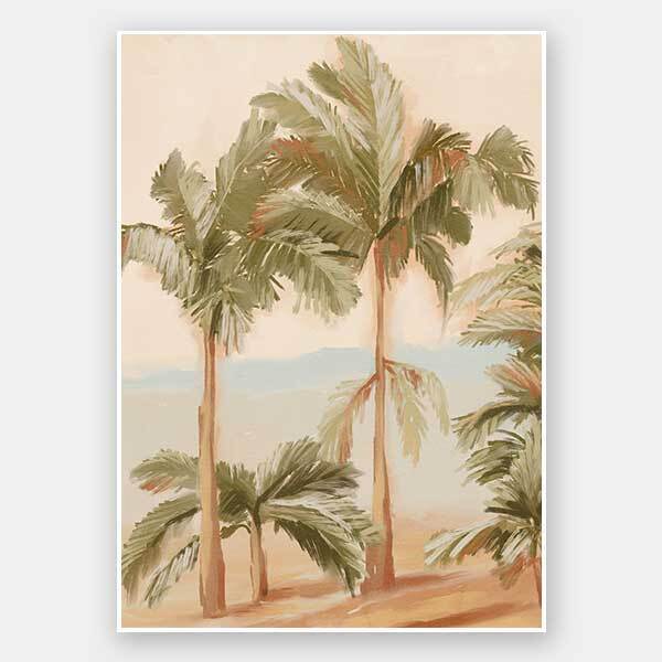 Tropical Sunset I Unframed Art Print