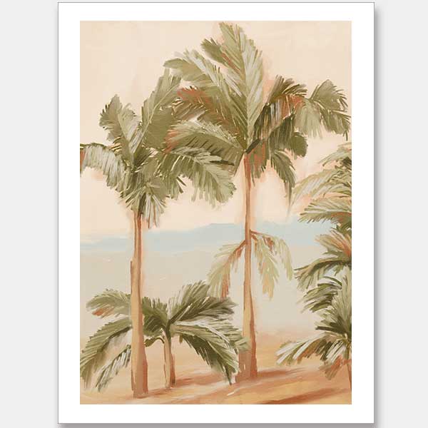 Tropical Sunset I Unframed Art Print