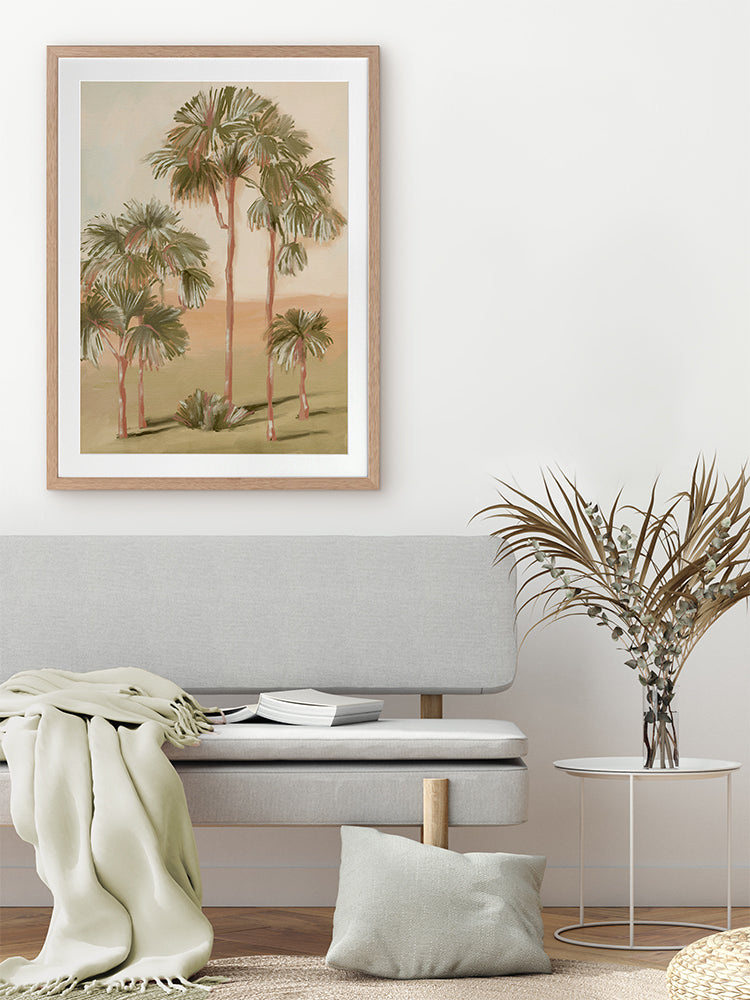 Tropical Sunset II Framed Art Print | Lifestyle