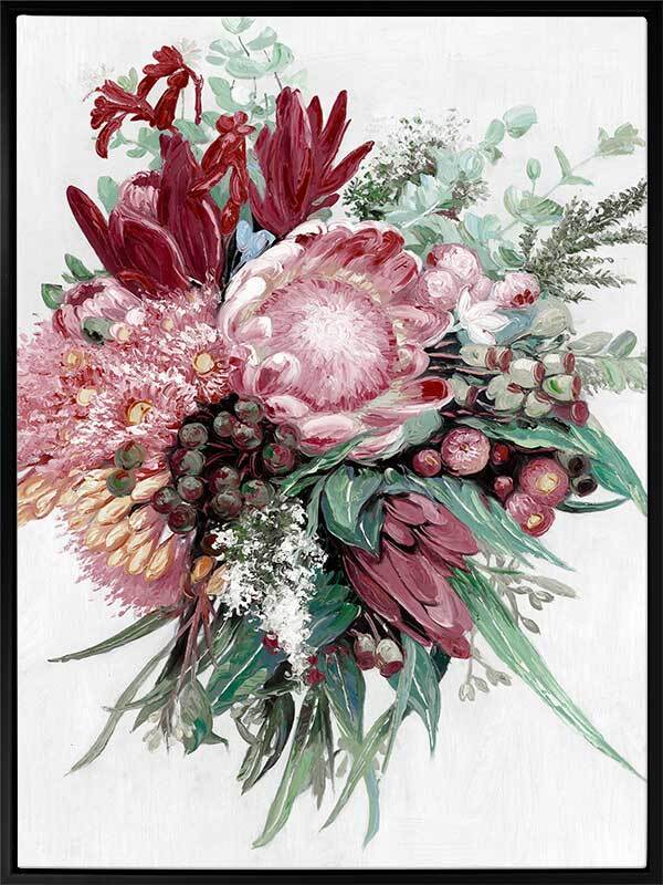 Native Bouquet Canvas Art Print