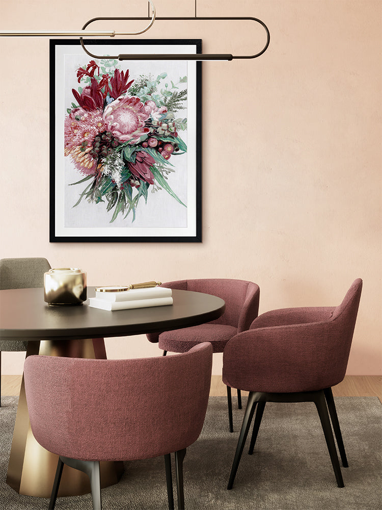 Native Bouquet Framed Art Print