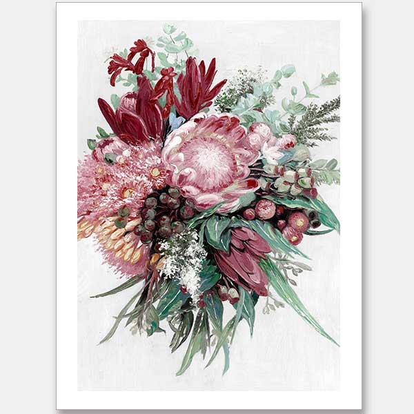 Native Bouquet Unframed Art Print