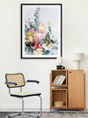 Pastel Blooms Framed Art Print | Lifestyle