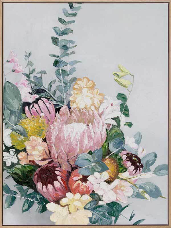 Pastel Blooms Canvas Art Print