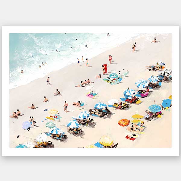 Sunbathers Unframed Art Print