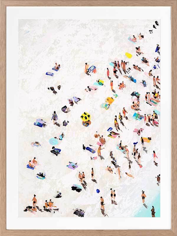 Beach Life Framed Art Print