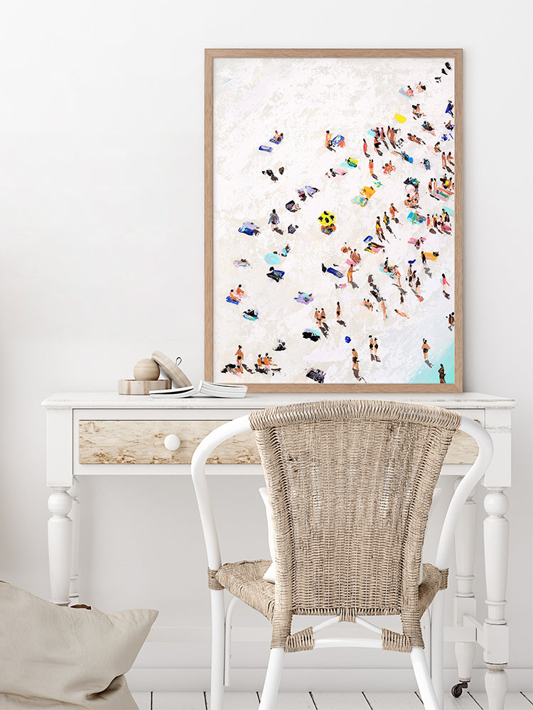 Beach Life Framed Art Print | Lifestyle