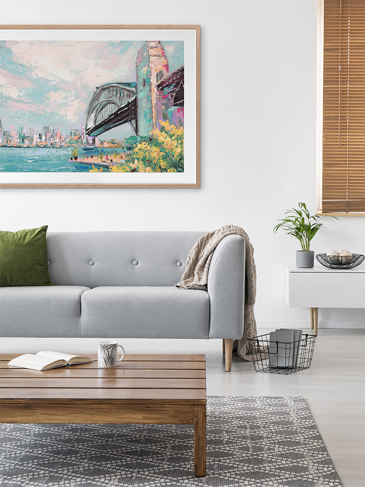 Harbour Bridge Framed Art Print | Lifestyle