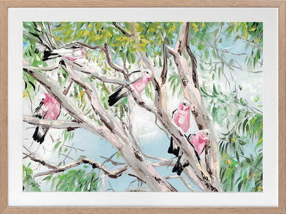 Backyard Buddies Framed Art Print